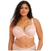 Elomi Lucie UW Plunge Bra - Pale Blush /Black